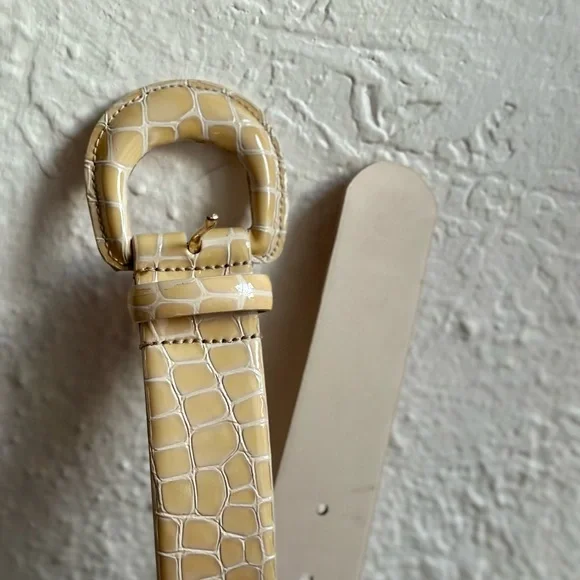 80’s VIBE: Paloma Wool Faux Snakeskin Belt (S/M)
